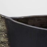 Vase en céramique française signé, France, vers 1960