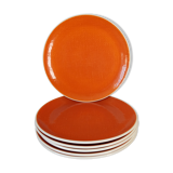 Six Salins Deauville plates