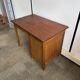 Vintage Danish desk from the 1960s with a drawer and cupboard.