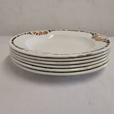 Assiettes Creuses En Porcelaine