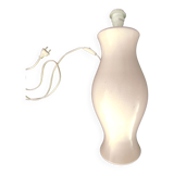 Vintage Kostka table lamp in cracked ceramic without lampshade, France 1960-1970