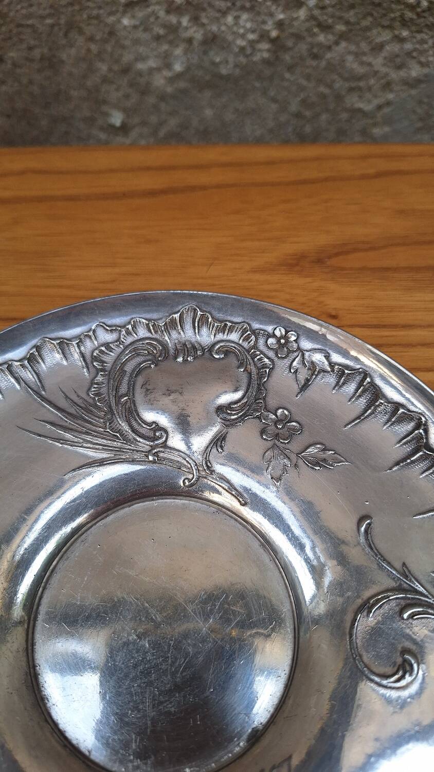 Christofle Gallia silver-plated chocolate cup