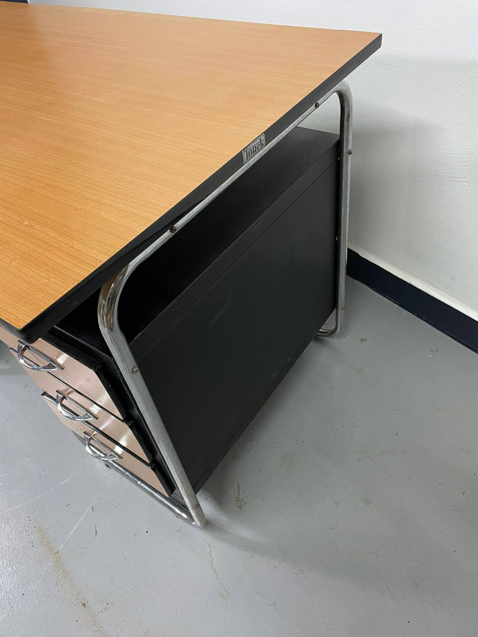Desk, Bauhaus style, Torck, 1950s, Belgium