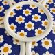 Vintage dessert plates 70