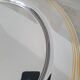 Alessi Ettore Sottsass / Serving plate in stainless steel 18/10 and gold NG5100