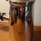 Cafetière ou chocolatière métal argenté ancienne Bourlet HB