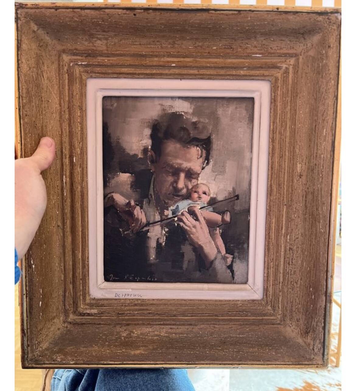 Oil on canvas Jean D'esparbes