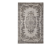 Gray & Black Oriental Vintage Rug, 220x317Cm