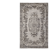 Gray & Black Oriental Vintage Rug, 220x317Cm
