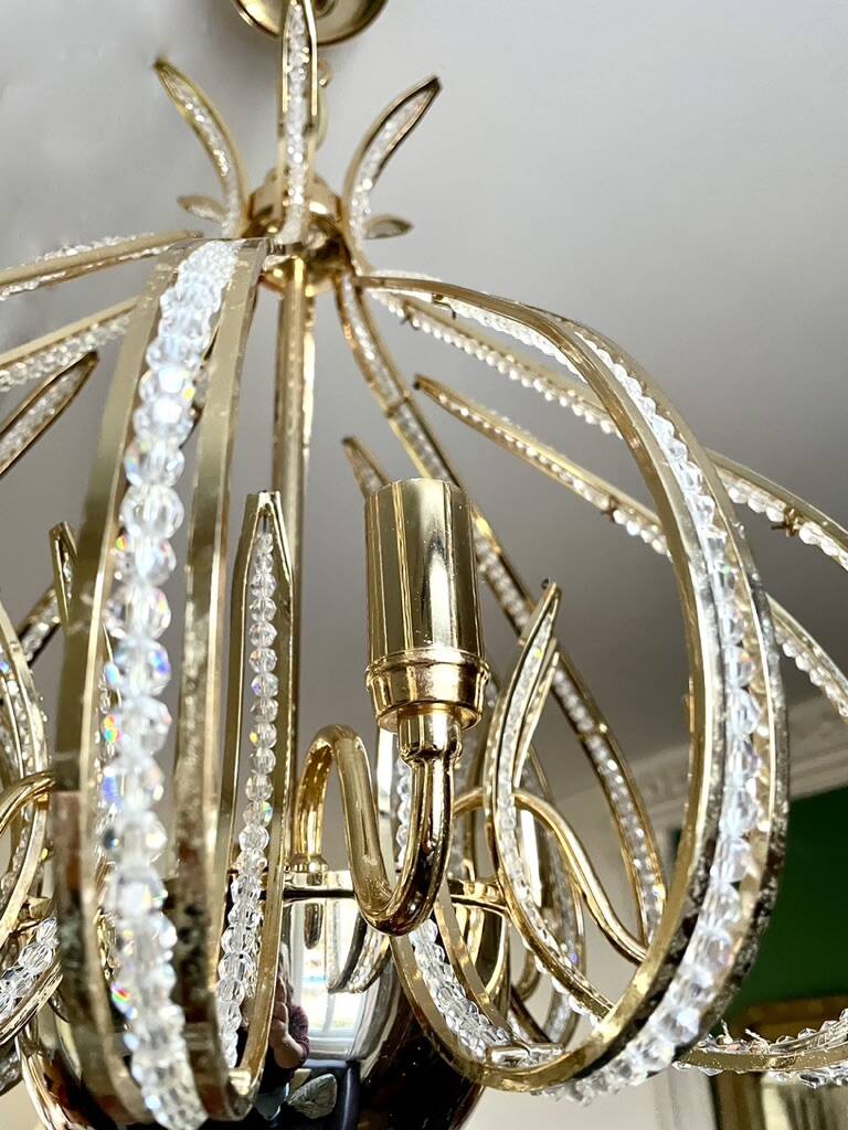 Italian crystal lustre, 1990