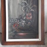 Tableau ancien à l'huile, nature morte