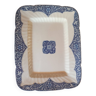 Rectangular dish from gien end of the 19th century 1880