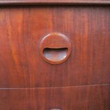 Vintage Scandinavian teak chest of drawers, in the style of Kai Kristiansen