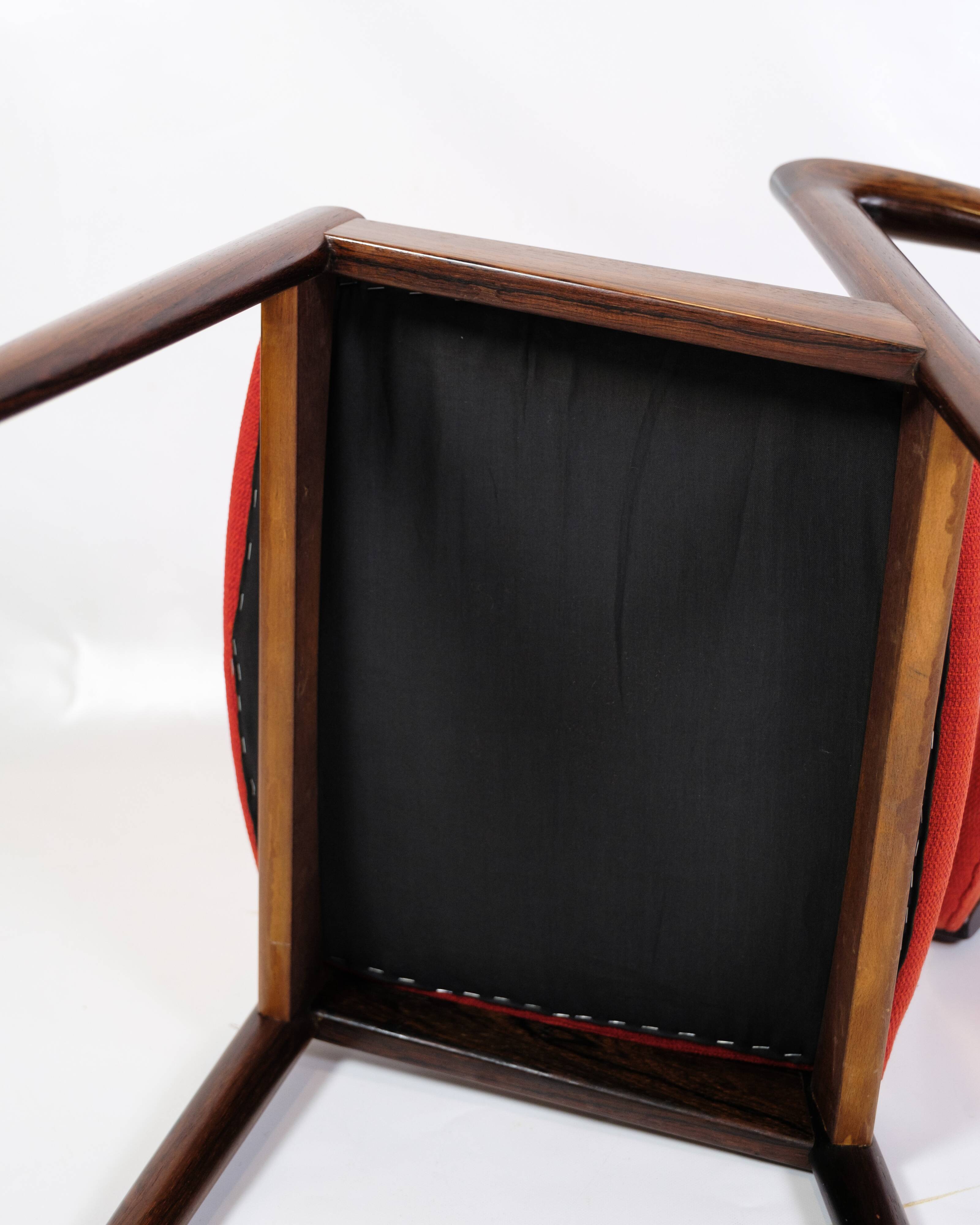 Set Of 6 Dining Chairs Model 42 Made In Rosewood By Kai Kristiansen From 1960s