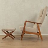 ROCK SIËSTA armchair with ottoman, Adolf Relling & Torbjørn Bekken