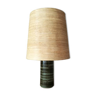 Danish lamp circa 1960 lampshade in braided straw