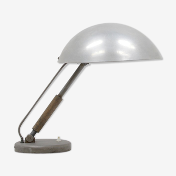 Bare metal bauhaus desk light by Karl Trabert for Schanzenbach und Co. GmbH, 30s Germany.