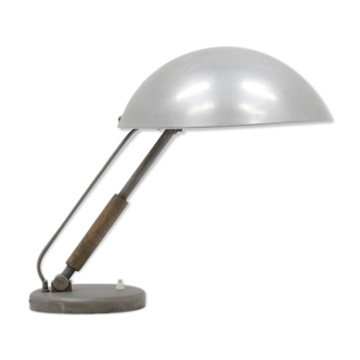 Bare metal bauhaus desk light by Karl Trabert for Schanzenbach und Co. GmbH, 30s Germany.