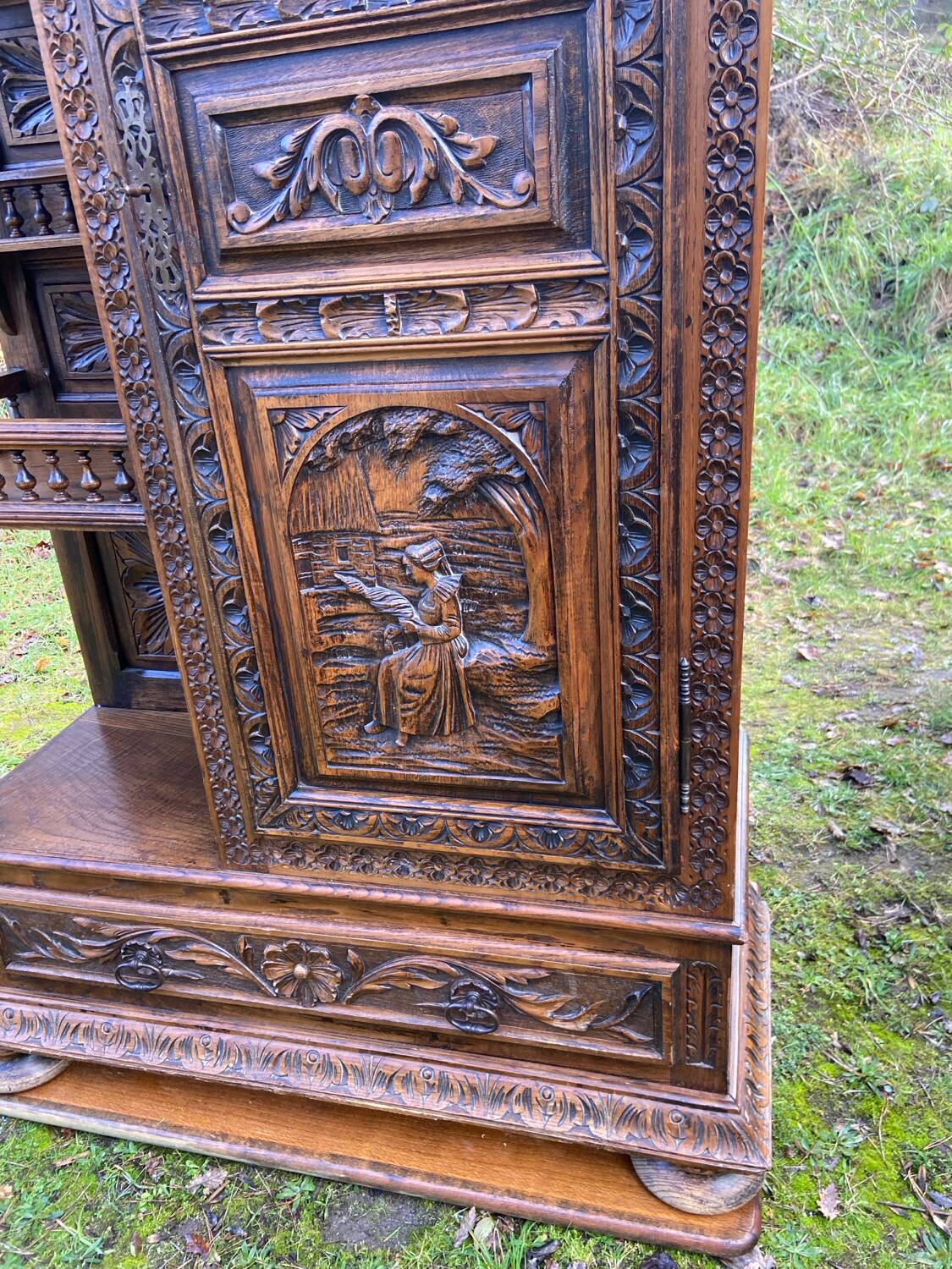 Breton sideboard, late 19th century
