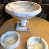 White marble cut