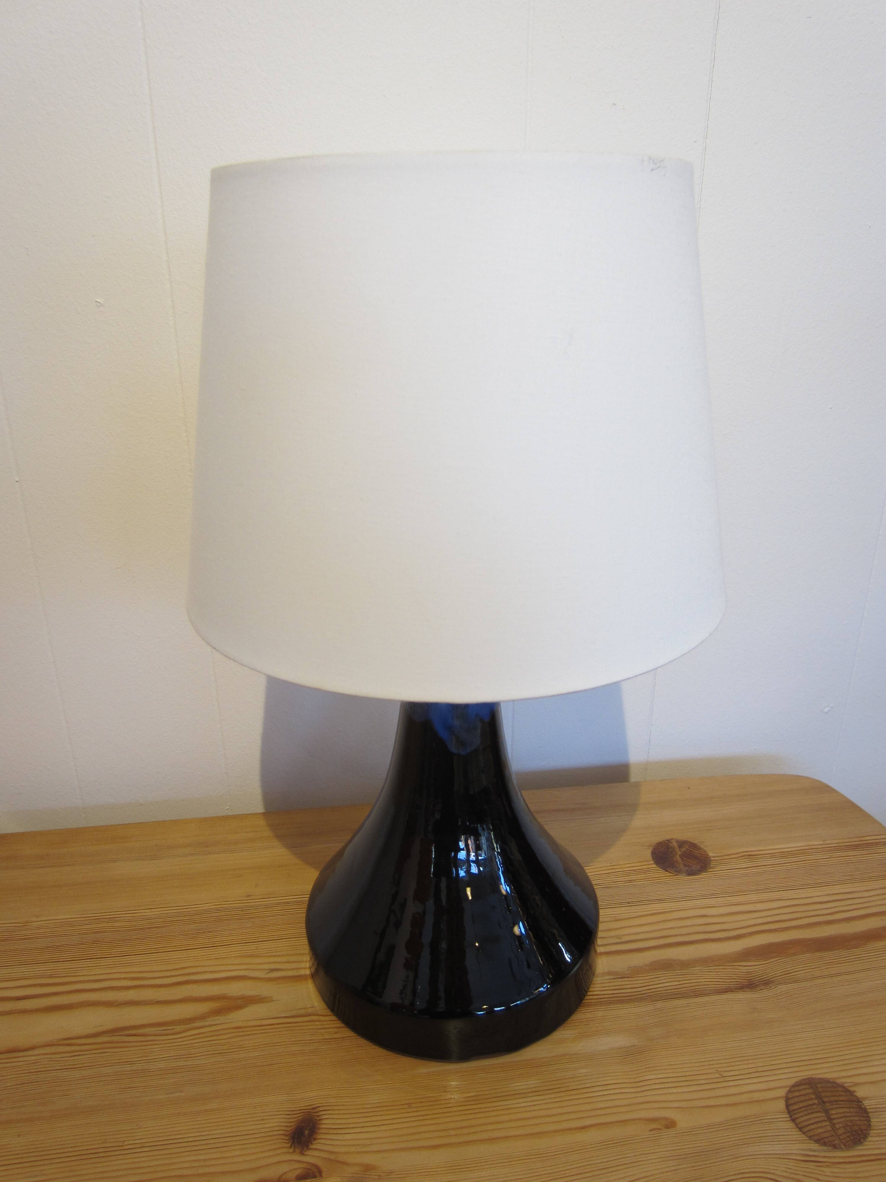 Scandinavian ceramic lamp by Laholm Keramik