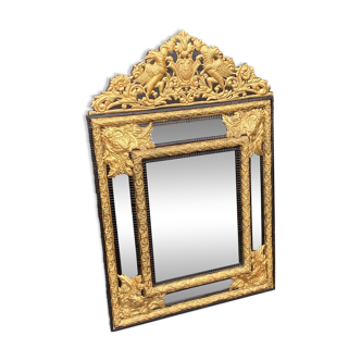 19th century mirror with parecloses
