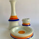 Vintage tabletop set, Hollohaza Hungary 1960s
