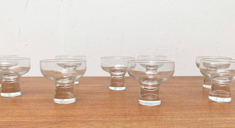 Danish glass candle holder replacement, 1960s