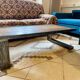 Wood and metal coffee table (artisan carpenter)