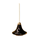 Suspension vintage noire en verre