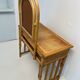 Bamboo and rattan dressing table, with mirror 50s-60s