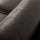 Vintage black leather sofa by Mogens Hansen, Deanmark 1970s