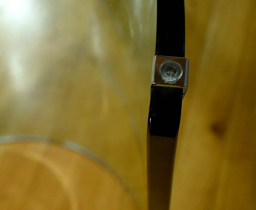 Oval Glass Table, attributed to Fiam, Italy – 1980