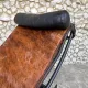 LC4 chaise longue in cowhide and black frame by Cassina, 1970–80