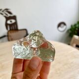 Triangle shaped glass candle holders