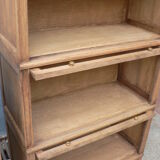 Library md in oak modular shelf