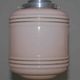 Suspension chandelier metal and opaline (Deutschland) art deco