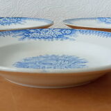 Lot d'assiettes creuses de Saint Amand