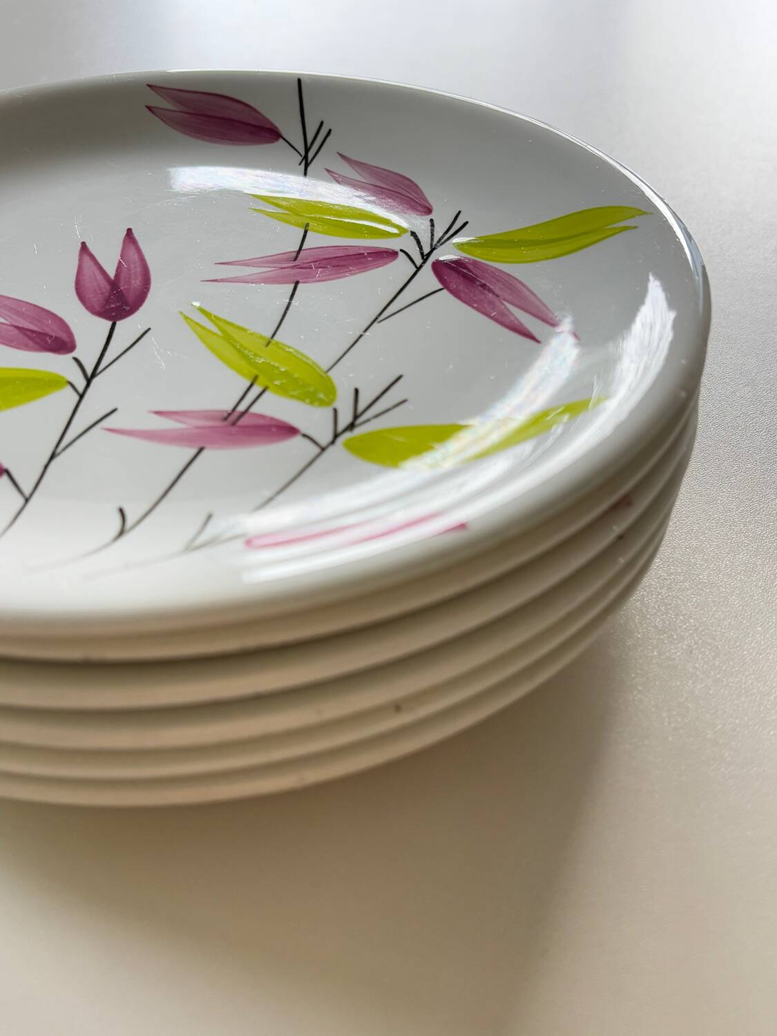 Sarreguemines dessert plates