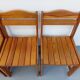 Set of 4 vintage pine chairs from the 70s