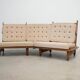 Curved sofa by Guillerme et Chambron for Votre Maison