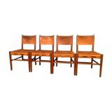 A set of four chairs, Denmark, 1960s