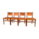 A set of four chairs, Denmark, 1960s