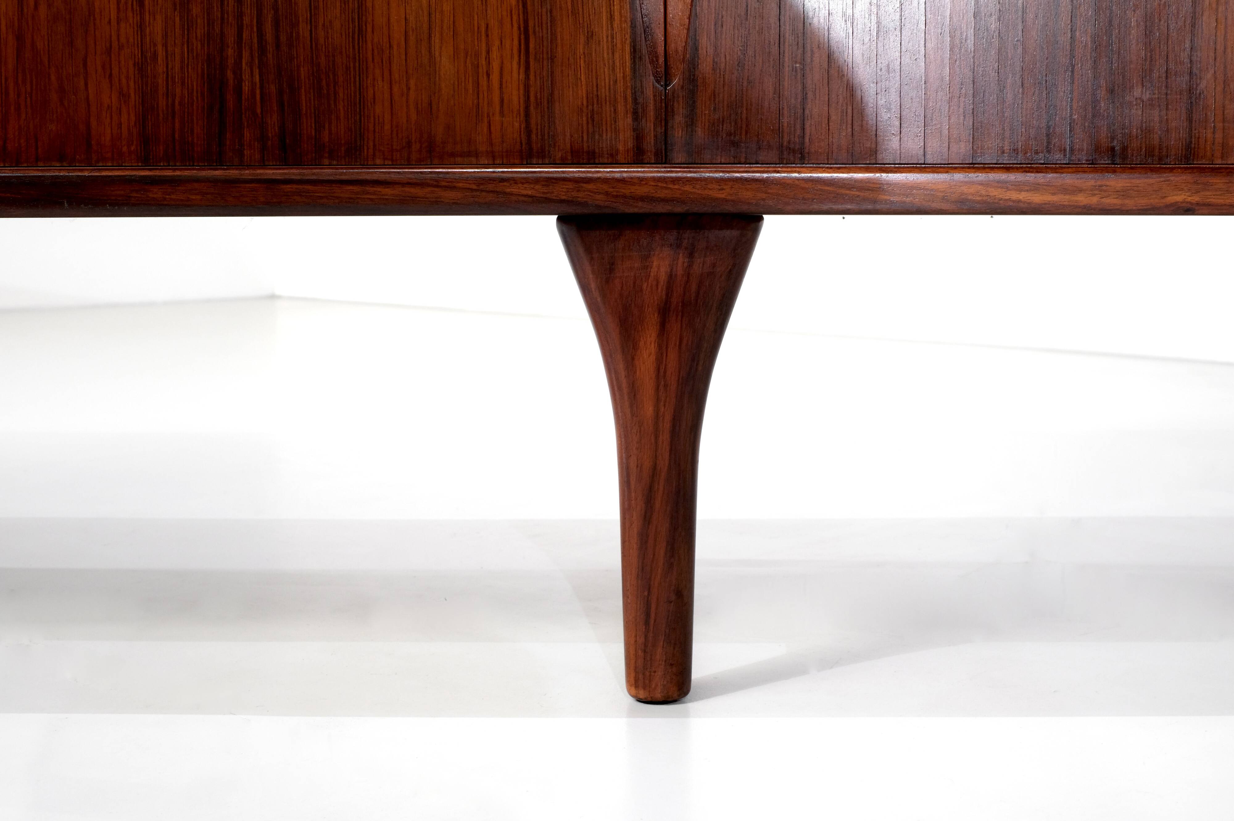 Enfilade designed by Henning Kjaernulf for Bruno Hansen, Denmark 1960s.