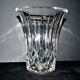 Cut crystal vase signed "Cristal St Louis France" H20