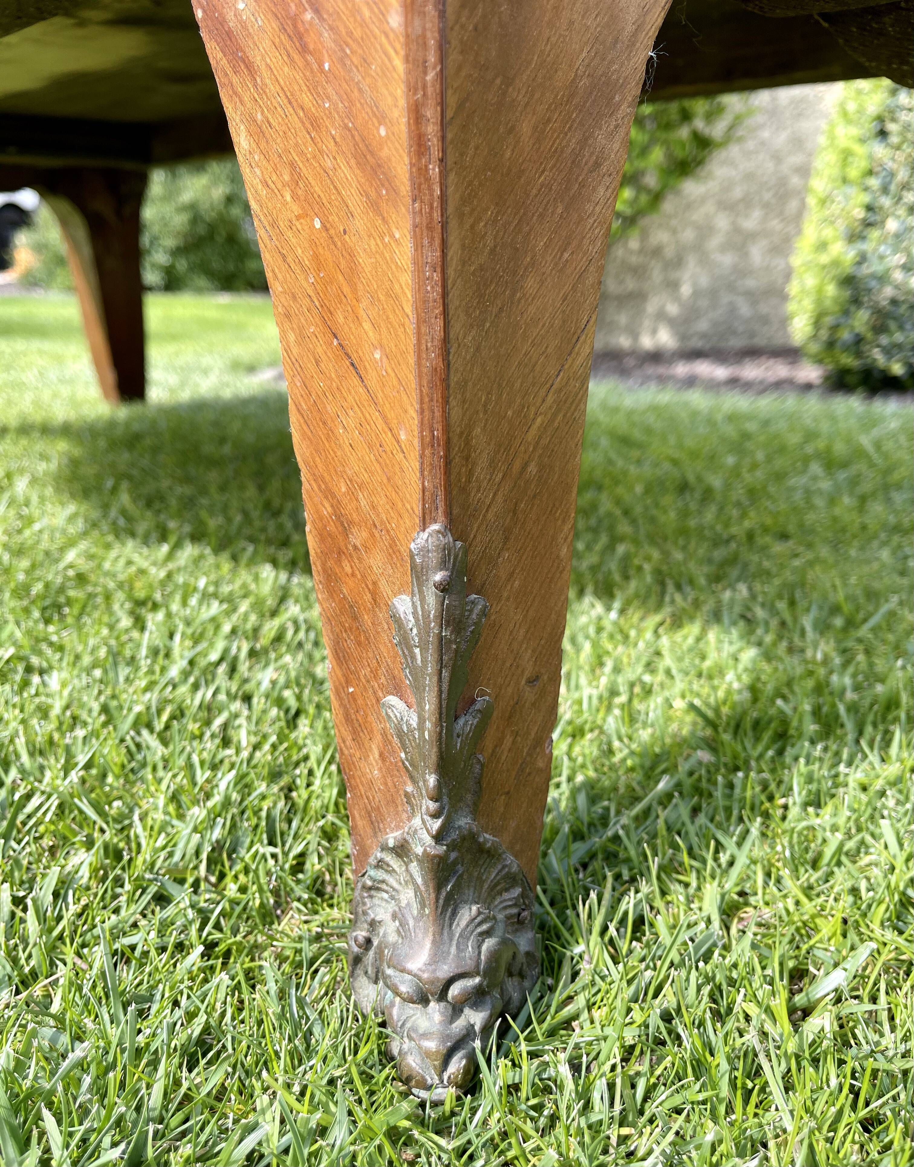 Chest of drawers marquetry & bronze style Louis XV