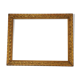 Old frame original gilded stucco wood 58x46 foliage 50x38 cm SB