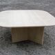 Table basse en travertin, années 1970