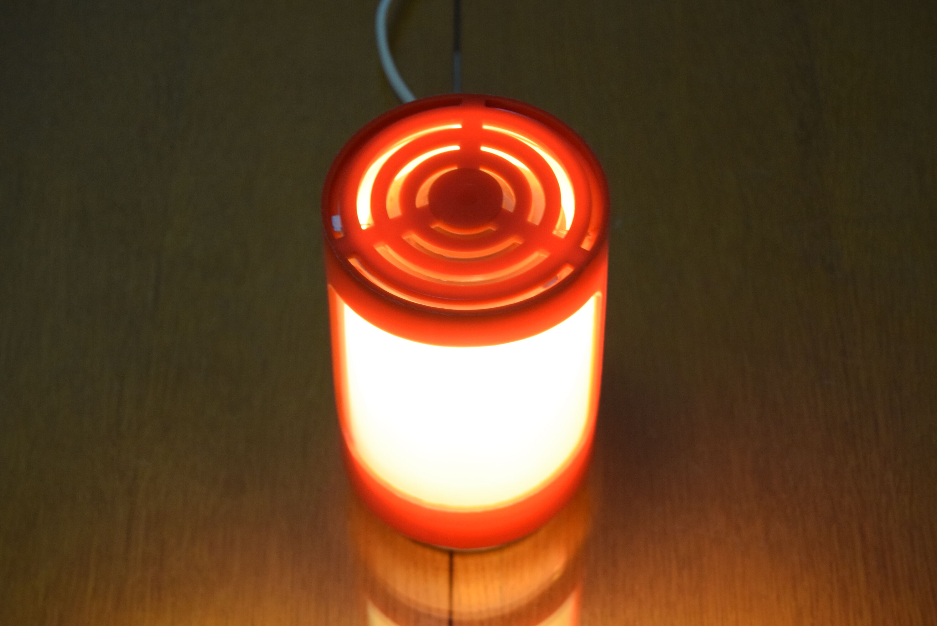 Mid-century Plastic Table Lamp, 1970‘s.