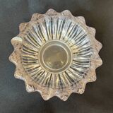 Large Art Deco molded glass ashtray Pierre D'Avesn Art Deco pocket emptier